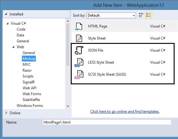Add New Item Template in VS 2013